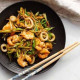 Stir Fried Seafood with Ginger & Spring Onions